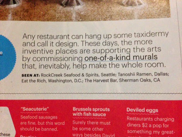 List of restaurants supporting art